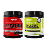 colágeno de maçã verde - 240g + creatina de limão 240g - wp