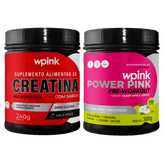 creatina maçã verde 240g - super power pink de maçã verde - pré-treino – 300g