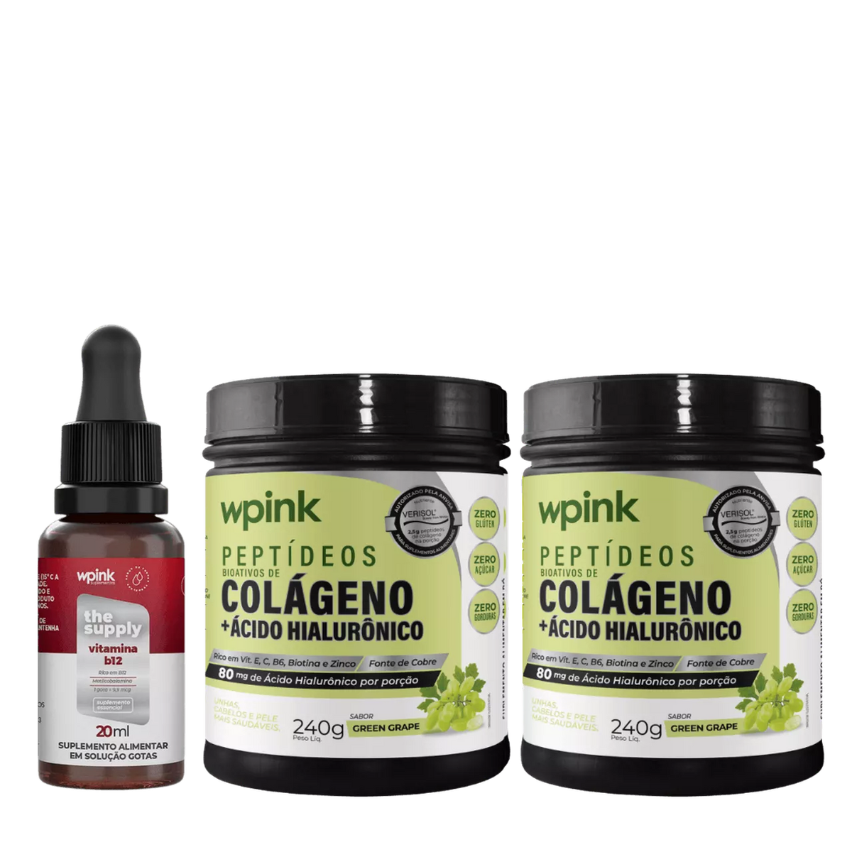 vitamina b12 + 2 colágenos de uva verde - wp