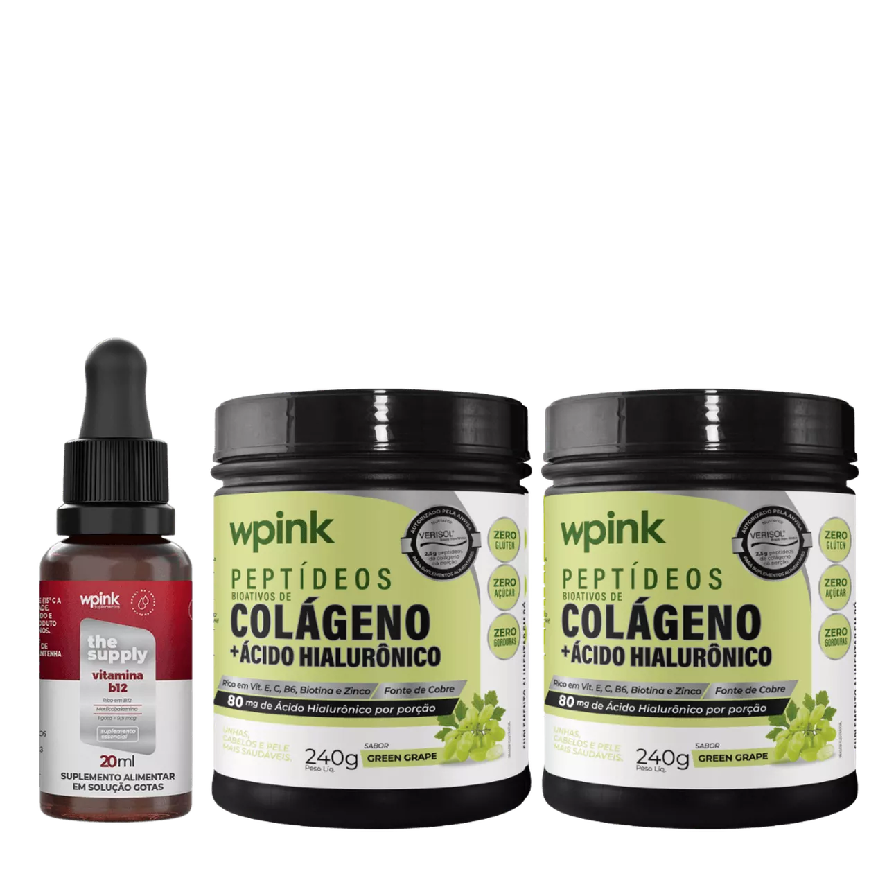 vitamina b12 + 2 colágenos de uva verde - wp